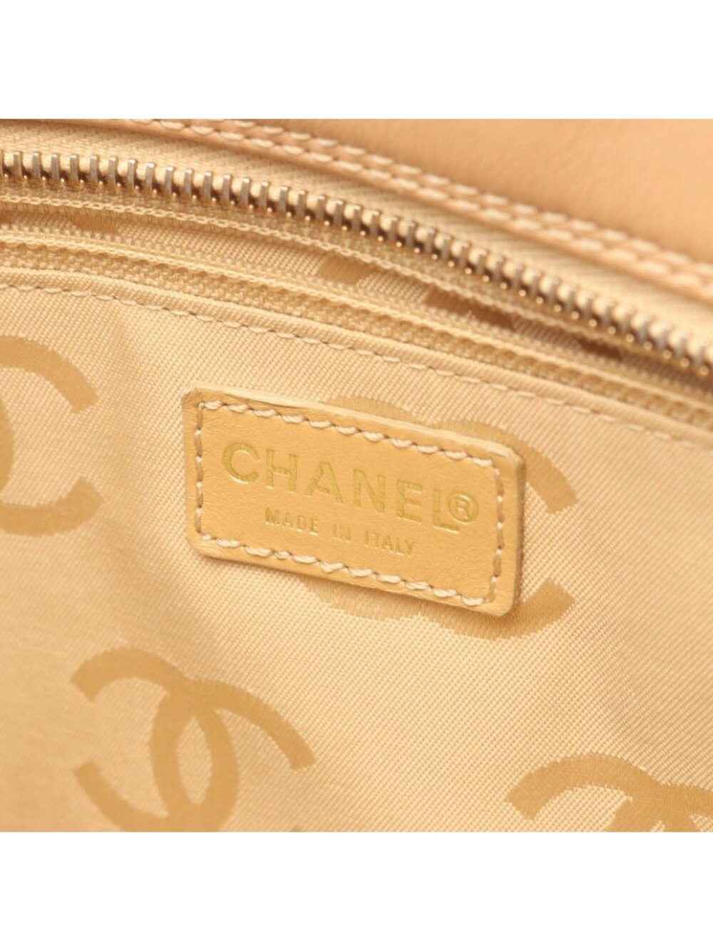 Chanel Tote Wild Stitch Beige Leather - Picture 4 of 9